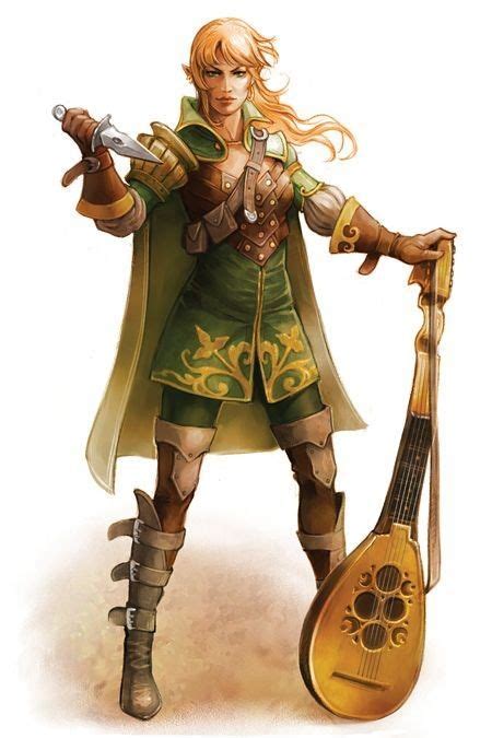 Dnd Female Druids Monks And Rogues Inspirational Bard Character