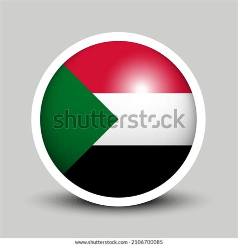 Flags Vector Sudan Sudan Flag Isolated Stock Vector Royalty Free