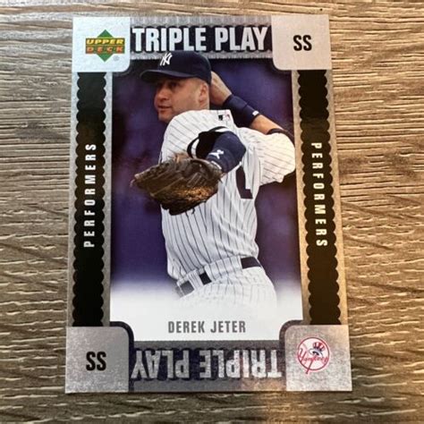 2007 Upper Deck Derek Jeter Triple Play Performers TPDJ New York