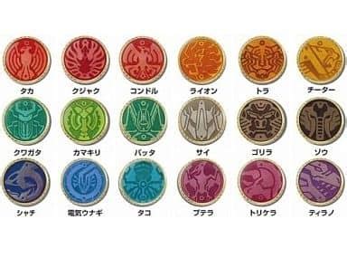 Toy goods Set of 18 Kinds Kamen Rider Óðr O Medal O Pins Goods