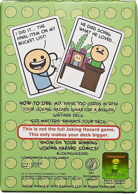 Proširenje Za Društvenu Igru Joking Hazard Deck Enhancement 4 Ozone Hr