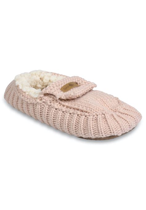 Gaahuu Women S Textured Knit Moccasin Slipper Artofit