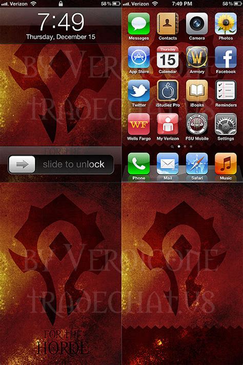 Horde Iphone Wallpapers By Poisiongirl On Deviantart