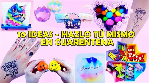 DIY 10 Cosas que Hacer Cuando Estás Aburrido en Casa Artesanía YouTube