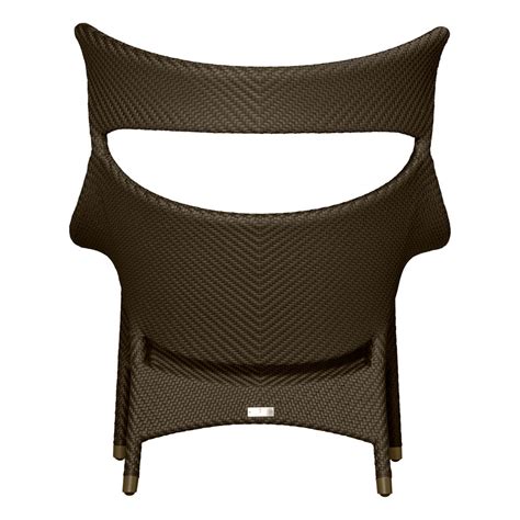 Janus Et Cie Amari High Back Lounge Chair Bronze Cabana Home