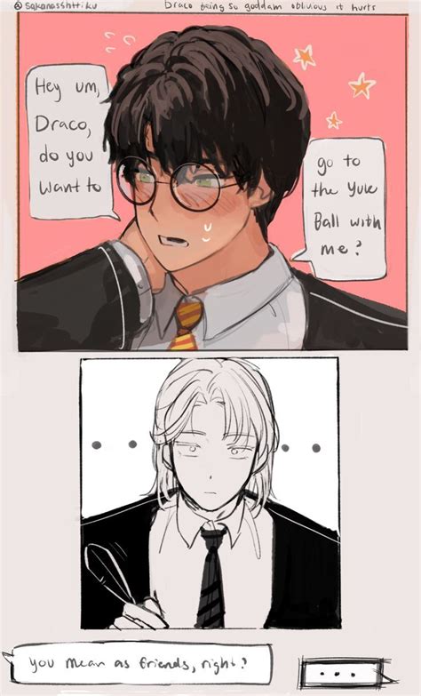 Drarry Harry Potter Comics Harry Potter Headcannons Gay Harry Potter
