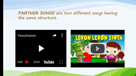 Lesson Round And Partner Song Youtube