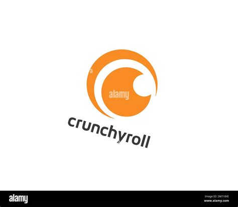 Crunchyroll, Rotated Logo, White Background B Stock Photo - Alamy