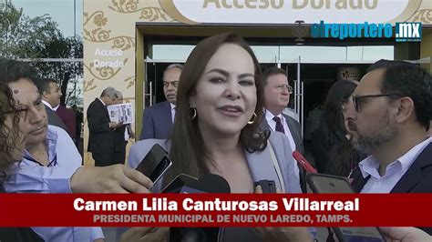 Alcaldesa De Nld Carmen Lilia Canturosas Al T Rmino Del Informe Del