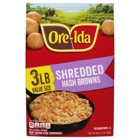 Ore-Ida® Shredded Hash Browns Potatoes Value Size, 48 oz - Pick ‘n Save