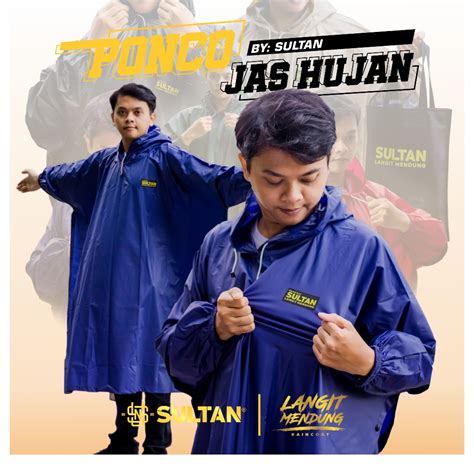 Jual Jas Hujan Sultan Ponco Lengan Celana Setelan Jaket Celana Tebal