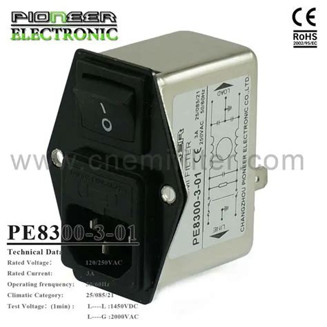 10a Pe8100 10 01 Cerohs Power Entry Module Ac Socket Emi Filterac Power Entry Modules Buy Ac