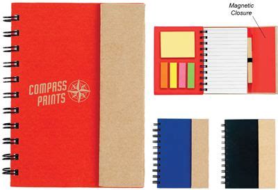 Pittsfield Spiral Notebook With Sticky Notes Flags Is The Perfect Co