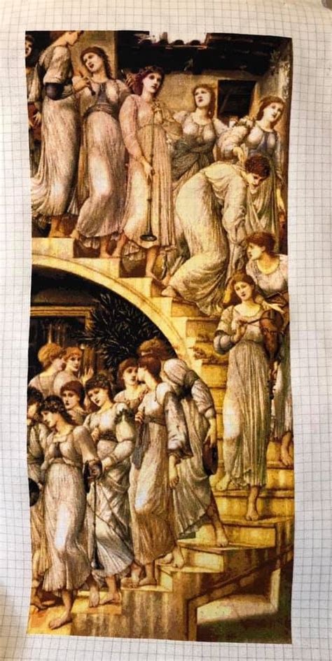 The Golden Stairs EB Jones Sir Edward Coley Burne Jones HAED Gallery