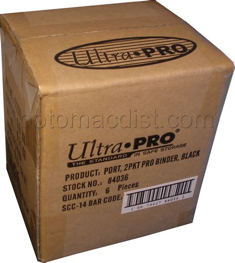 Ultra Pro Pocket Pro Binder Black Case Potomac Distribution