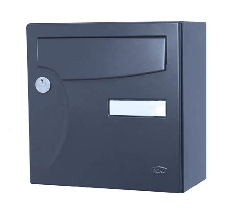 Bo Te Aux Lettres Compacte Porte Ext Rieur Renz Acier Anthracite Mat