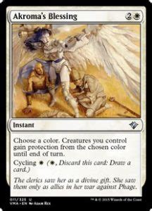 Akroma S Blessing Mtg Art From Onslaught Vintage Masters Set By Adam