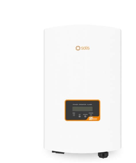 Solis 2 5kW Single Phase Grid Tie Inverter With DC Isolator SOLIS MINI