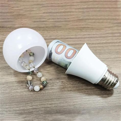 Lightbulb Diversion Safe Hidden Secret Compartment To Hide Money Jewelry And Small Items