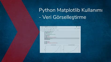 Python Matplotlib Kullanımı Veri Görselleştirme YouTube