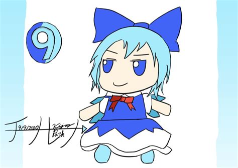 I drew an Cirno fumo for Cirno day : touhou