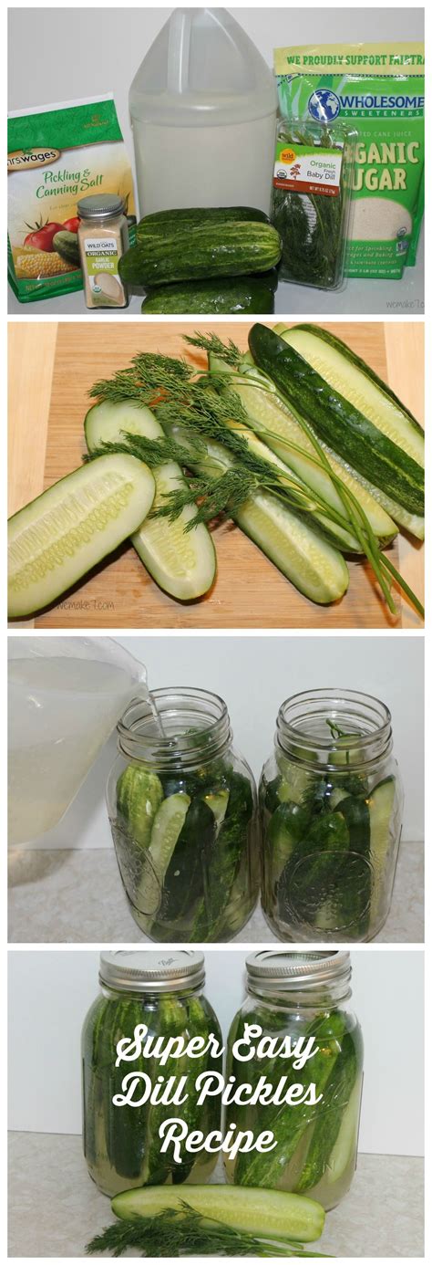 Super Easy Dill Pickles Recipe