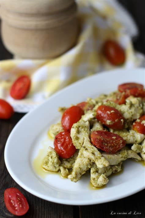 Straccetti Di Pollo Al Pesto E Pomodorini Ricetta Veloce E Gustosa