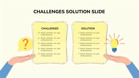 Challenges and Solutions Presentation Template - SlideKit