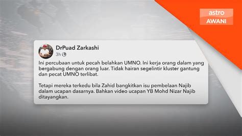 Edar Risalah Kecam Presiden UMNO Mungkin Dilakukan Kluster Gantung