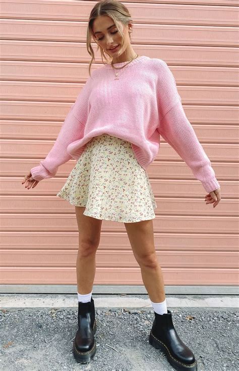 Recharge Knit Sweater Pink Cute Preppy Outfits Soft Girl Outfits Girly Outfits