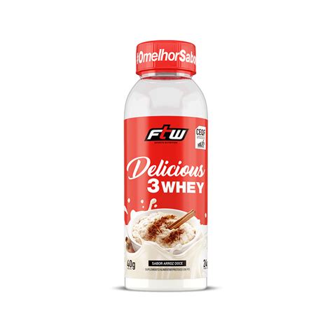 Delicious 3Whey Arroz Doce 40g Delicious