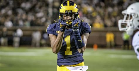 Michigan football favorite photos of cornerback Ambry Thomas NFL draft