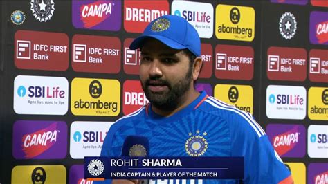 Watch India Vs Afghanistan - Rohit Sharma Interview Video Online(HD) On JioCinema