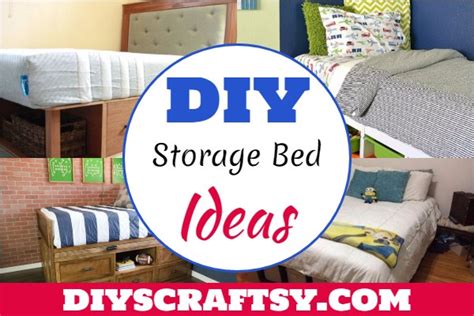 29 Best & Easy DIY Storage Bed Ideas - DIYsCraftsy