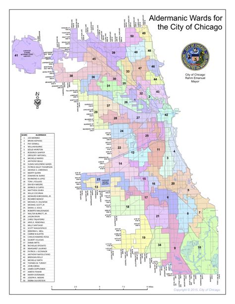 Chicago Alderman Ward Map - Flor Oriana