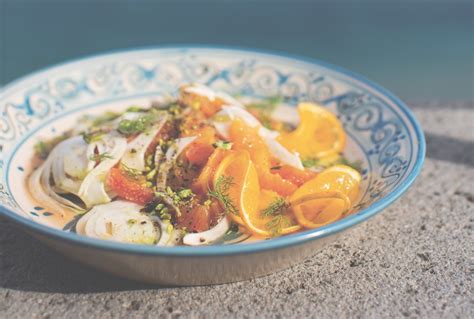 Frisse sinaasappel venkelsalade uit Sicilië recept