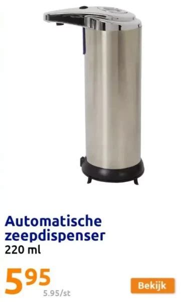 Automatische Zeepdispenser Ml Promotie Bij Action