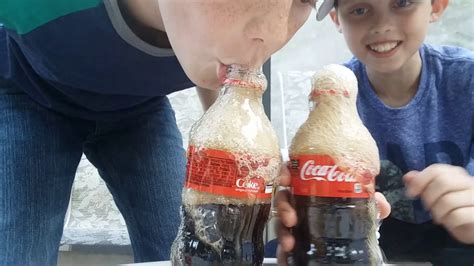 Coke And Mentos Challenge Youtube