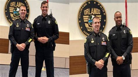 Two former professional athletes sworn in as Orlando police...