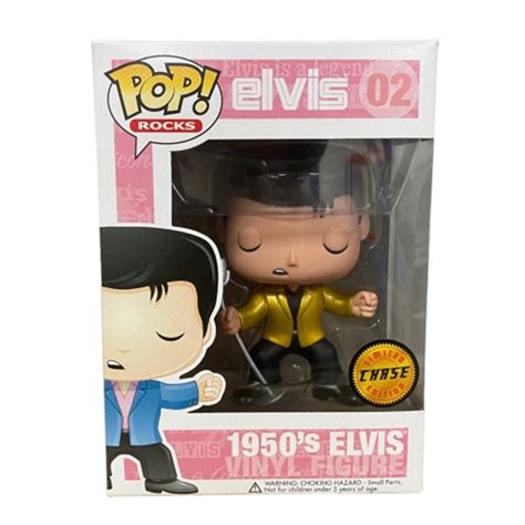 Funko Pop Rocks S Elvis Exclusivo Chase Original Colecionavel