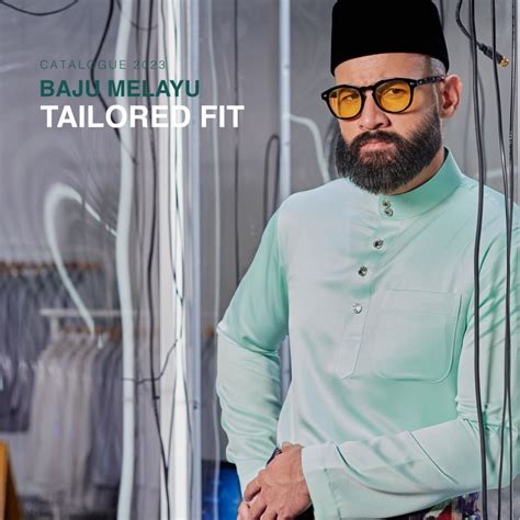 Baju Melayu Bulan Bintang Tailored Fit Men S Fashion Muslim Wear