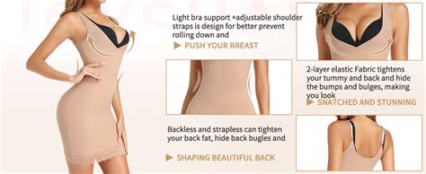 Joyshaper Full Slips For Women Under Dresses Tummy Control Body Shaper