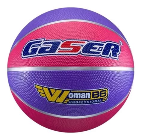 Bola de basquete feminina - B6 No.6 Gaser Color Rosa/Lila | MercadoLivre