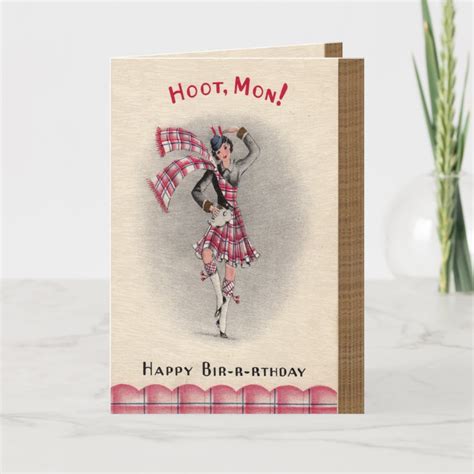 Scottish Birthday Card Zazzle