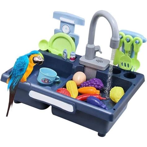 Baignoire Pour Oiseaux Perroquet Stand De Bain Mangeoire Oiseaux Pet