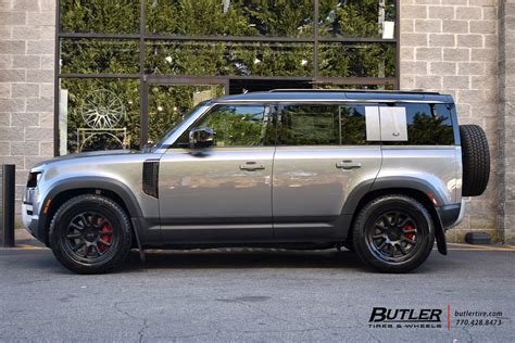 Land Rover Defender with 20in Black Rhino Chase Wheels exclusively from ...