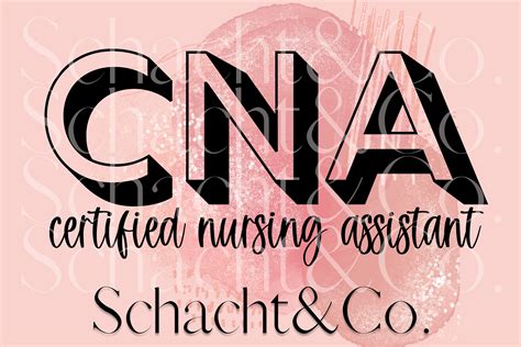 Cna Certified Nursing Assistant Svg Png Cricut Cut File Printable