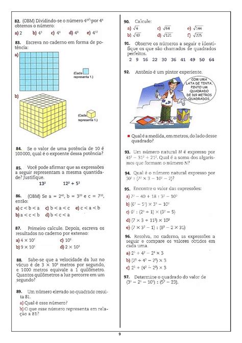 Atividades Potenciação 6 Ano EDULEARN