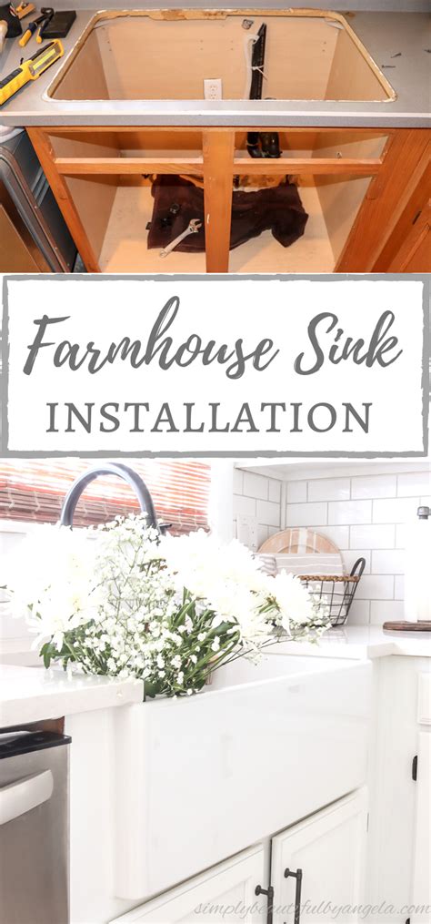 DIY Farmhouse Sink Installation