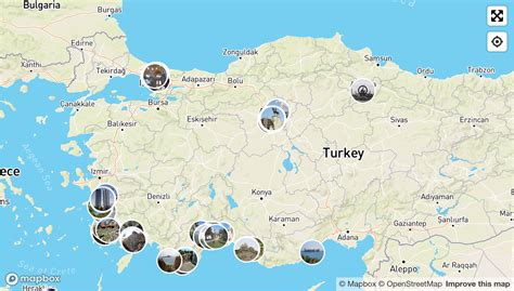 Map of Turkey with cities and regions. Where Turkey is on the world map ...